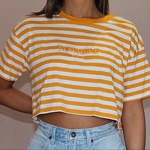Mustard Yellow Crop Top